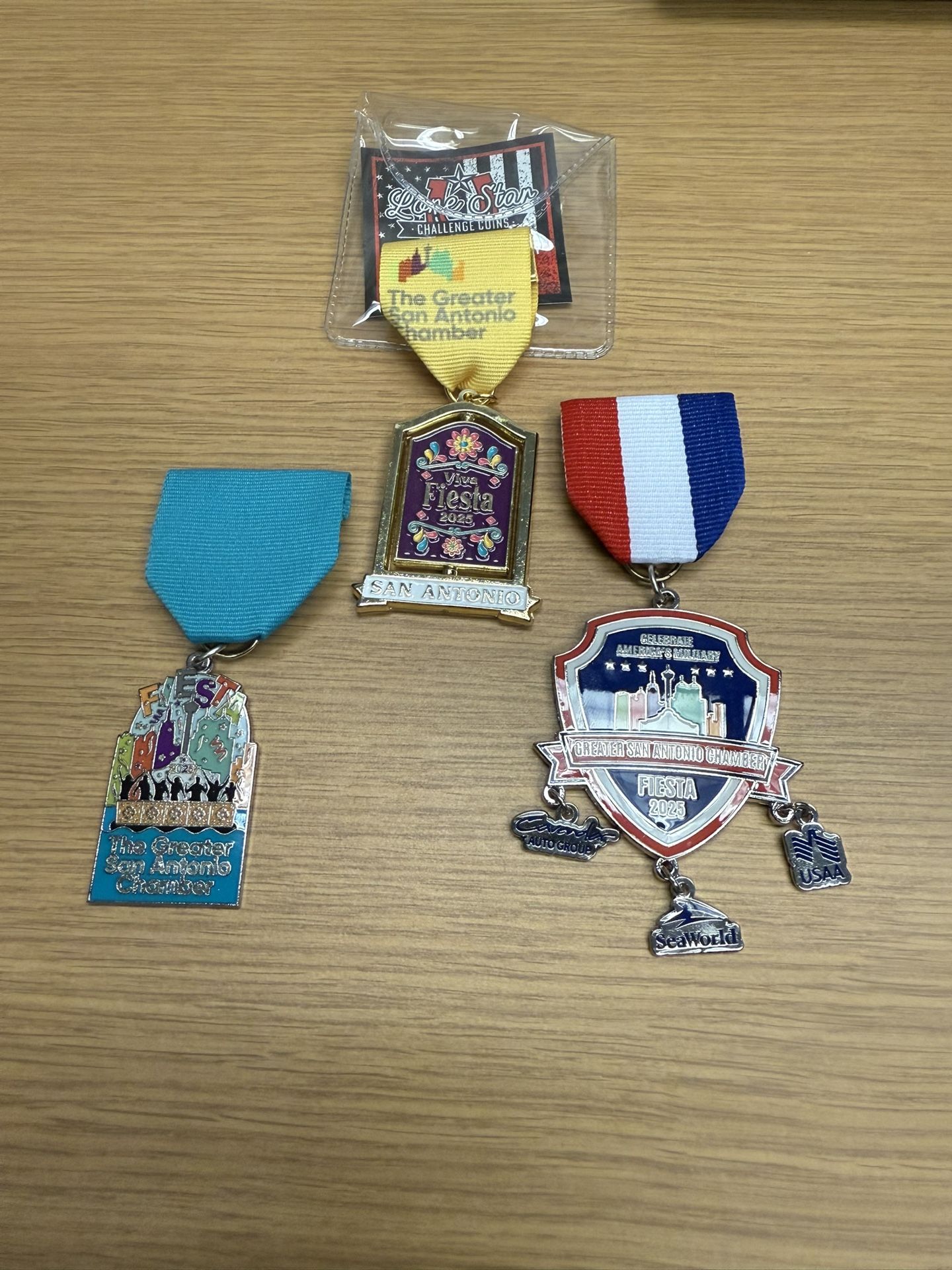 The Greater San Antonio Chamber New 2025 Fiesta Medals