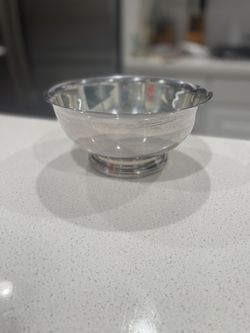 Gorham Antique EP YC780 Silver Bowl 8” diameter  