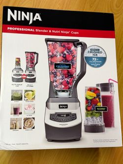 Ninja Professional Blender & Nutri Ninja Cups (Model BL660 30) - Brand New in Box