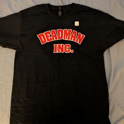 WWE Undertaker Deadman Inc WWF retro vintage size large wrestling shirt new