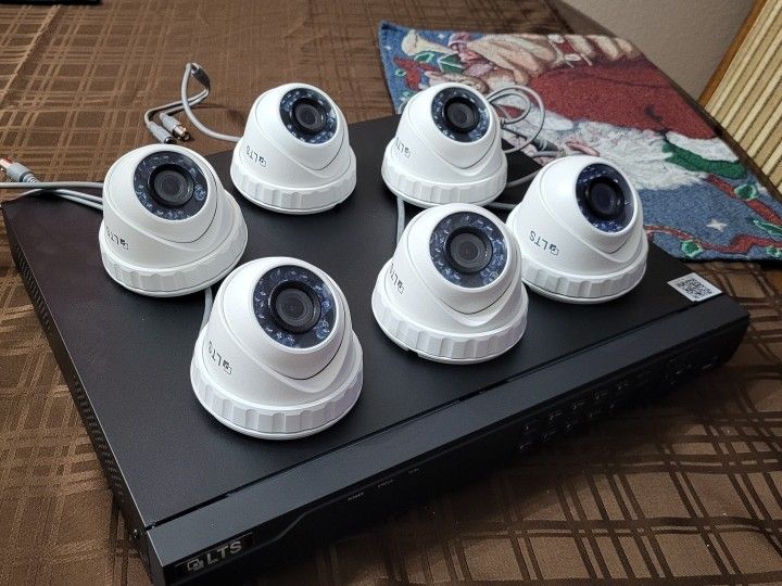 6 CCTV Security Cameras With Recorder ❗️INSTALLED❗️INSTALADAS 💯