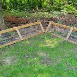 Custom Wooden Chicken Tunnel