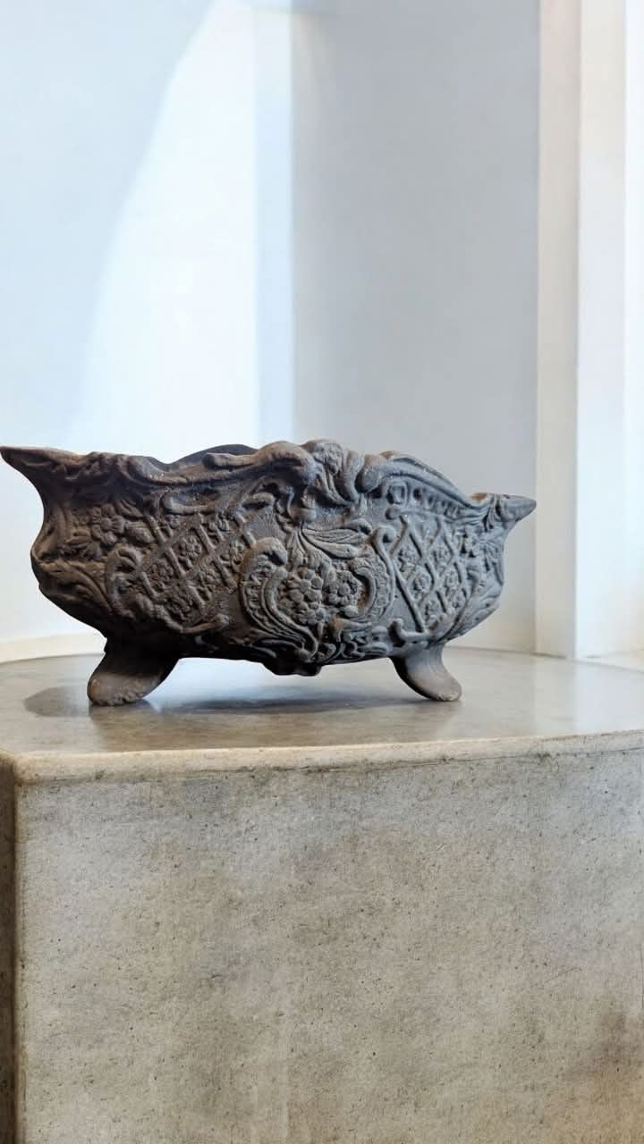 Cast Iron Planter, Antique Piece