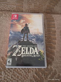 The legends of zelda breath of the wild Nintendo switch video game