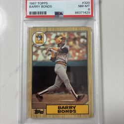 1987 Topps Barry Bonds