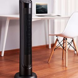 Omnibreeze 40 Inch Variable Speed Oscillating Tower Fan With Remote Control 