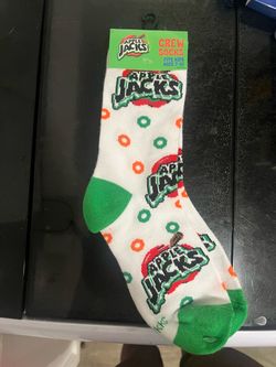 Apple Jacks Kids Crew Socks Ages 7-10