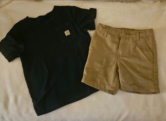 Toddler Carhartt Shirt/Cat & Jack Shorts.  4T/3T