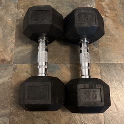 25lb Dumbbell Set 