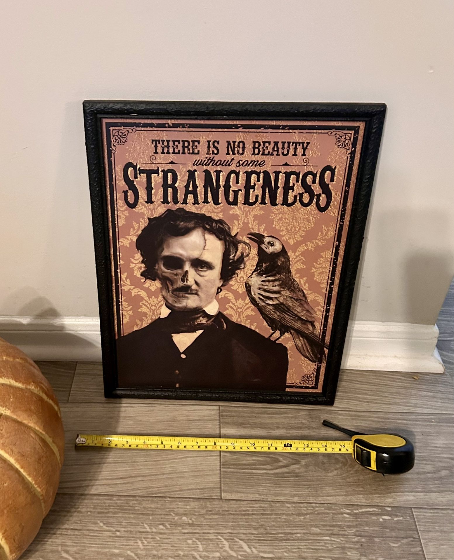 Halloween Decor Edgar Allen Poe Never Used