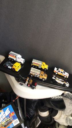 Collectible hot wheels gas transportation cars