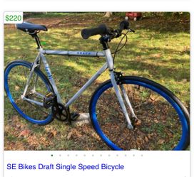 SE Draft Road Bike Single Speed