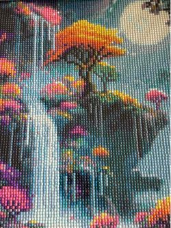 Finished diamond painting