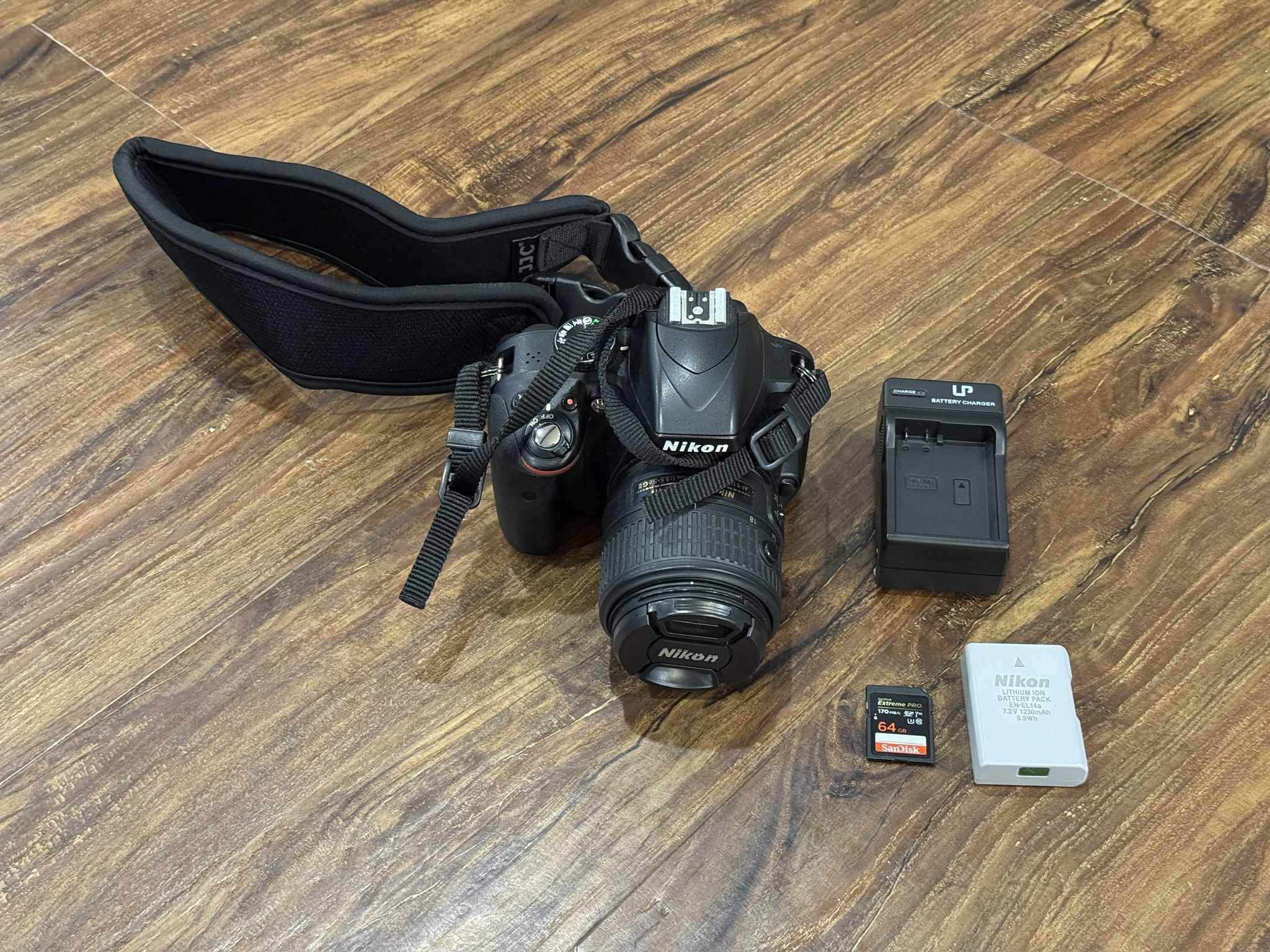 Nikon D3300 with 18-55mm Lens