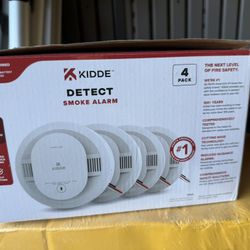 Kiddie Smoke Alarms.  4 Pack