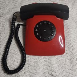 Vintage FORMULA ONE Red TouchTone TELEPHONE w/Hold & ReDial Buttons GUC