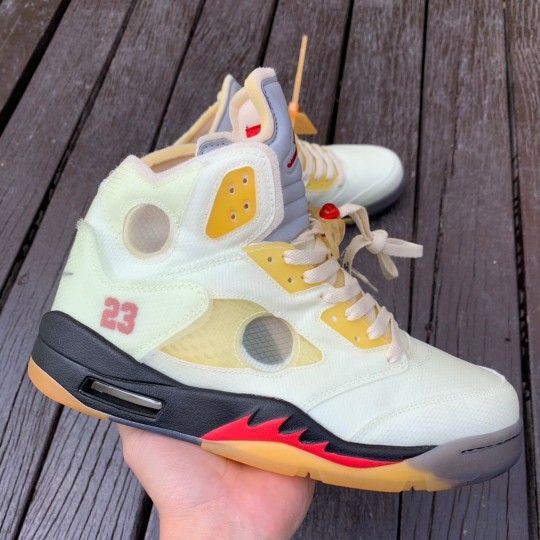 Air jordan 5s OFF WHITE more styles and colors available