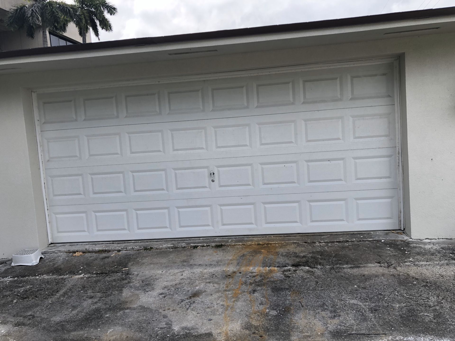 Garage door / puerta de garaje