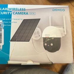 DECKO solar Wireless Security camera