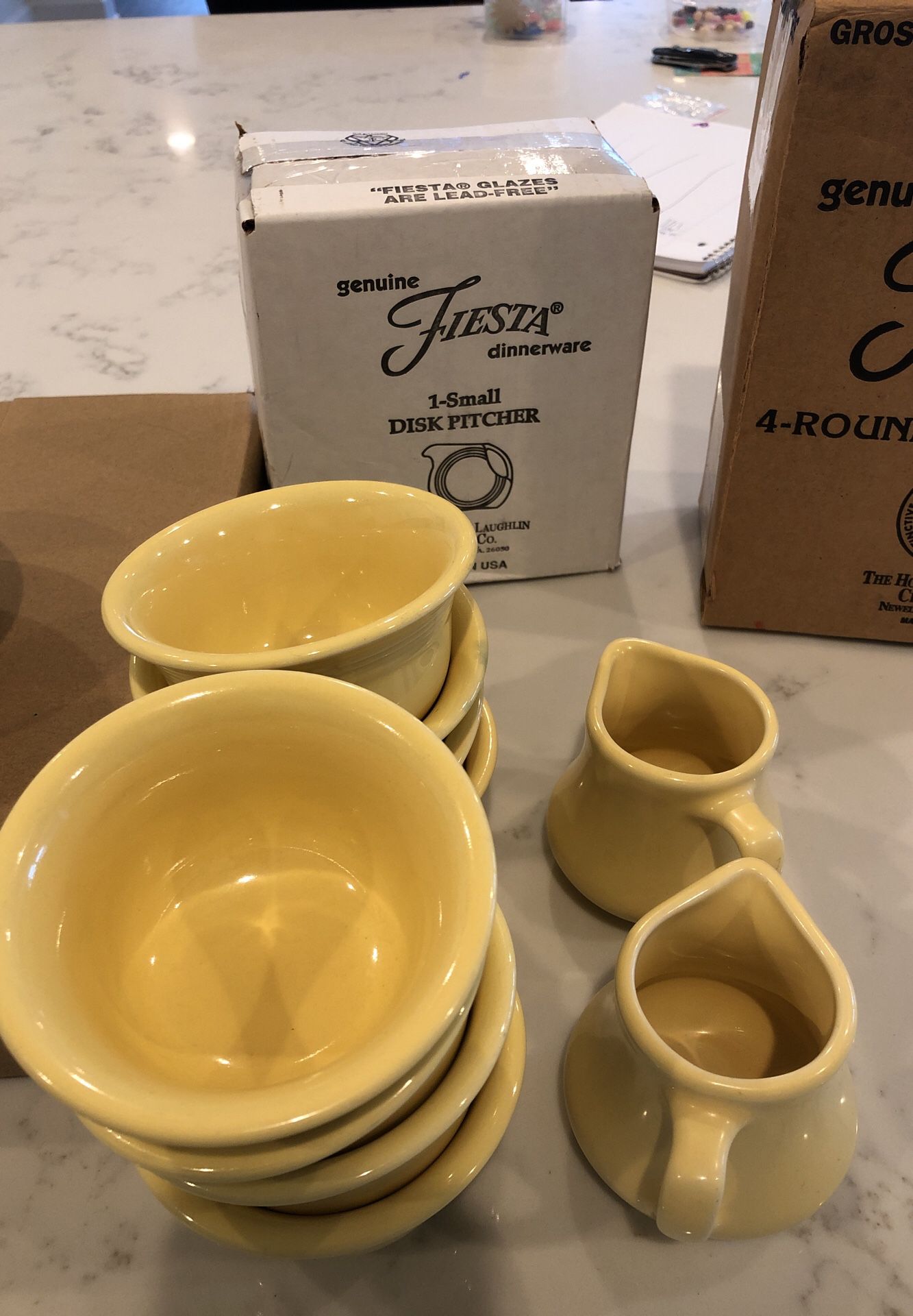 Yellow Fiesta Dinnerware
