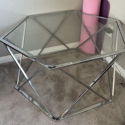 COFFEE TABLE with Glass Top
