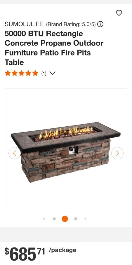 Outdoor Furniture Patio Fire Pit