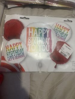 Happy birthday balloon