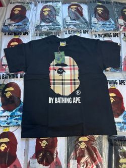 BAPE By Bathing Ape Plaid Graphic T-Shirt