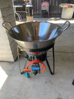 Caso with burner and stand