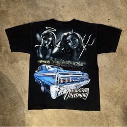 Vintage California Dreaming Lowrider Graphic T-Shirt