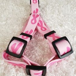 Breast Cancer Awareness Dog Step In Harness By Yellow Dog Design,