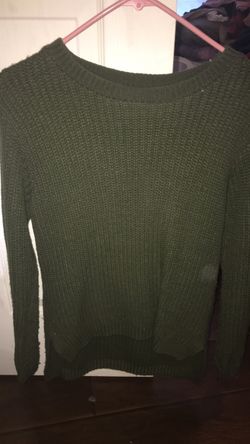 Green sweater