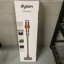 Dyson V15 Detect Cordless Stick Vacuum Cleaner - Yellow/Nickel. 
