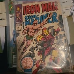Marvel Comic Book SUBMARINER And IRON MAN #1!