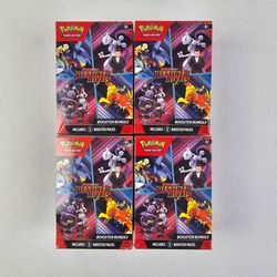 Pokemon TCG Scarlet & Violet Destined Rivals Booster Bundle Sealed Lot of 4