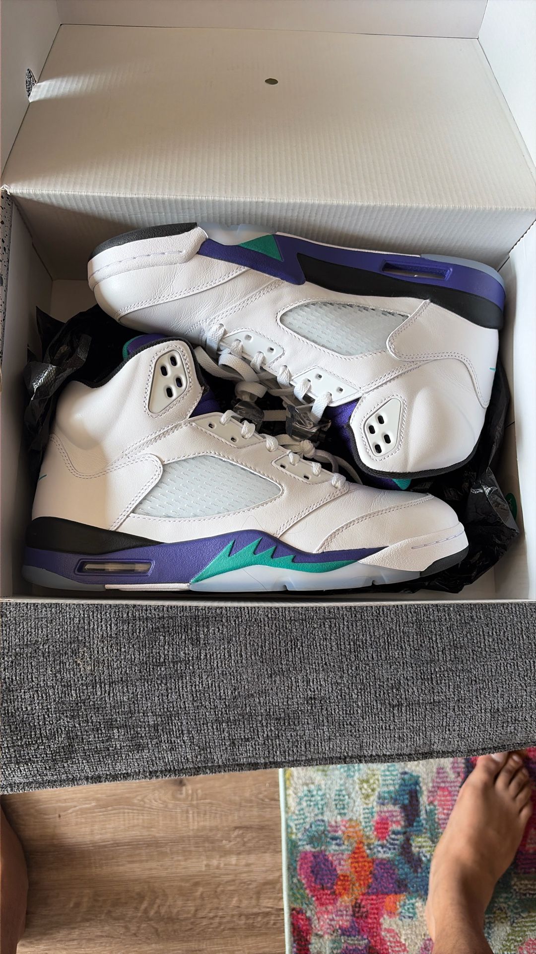 GRAPE JORDAN 5s!!