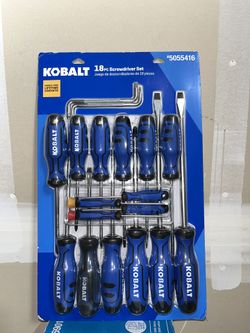 Cobalt 18 pc screw driver set