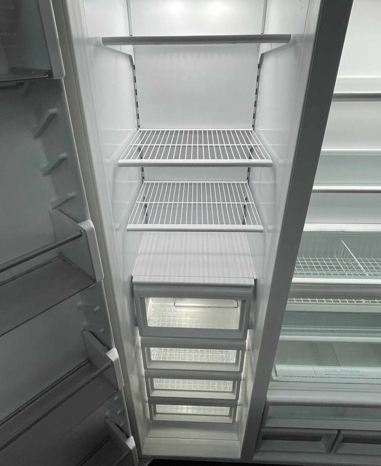 Sub Zero 48” Stainless Steel Built In Side By Side Refrigerator