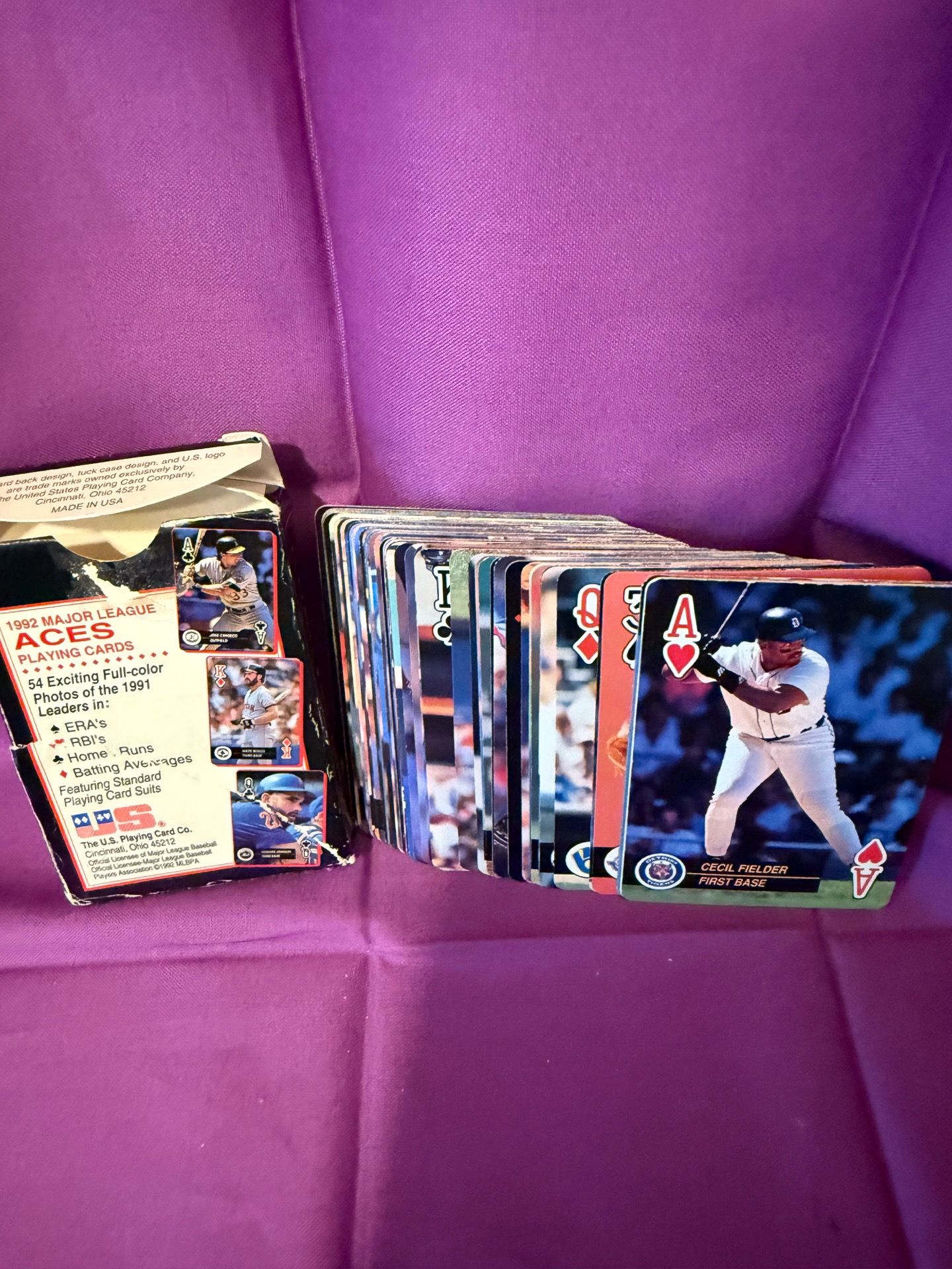 Baseball playing card 1992