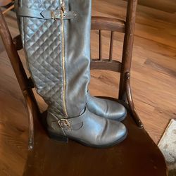 Grey Boots 