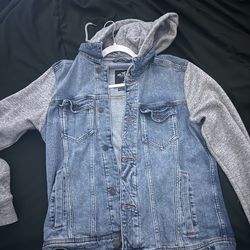 Holister Denim Jean jacket hoodie