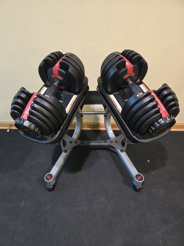 Bowflex 552 Adjustable Dumbbells With Stand 