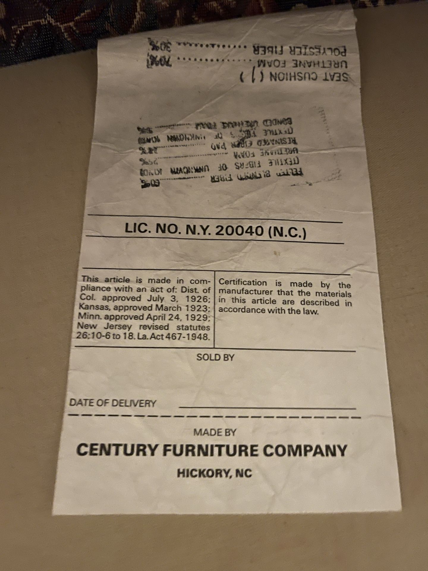 Settee