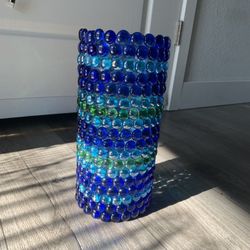 Handmade Mosaic Vase, Looks Amazing With Lights Inside $85