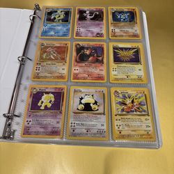 Vintage Pokemon Cards 200+ Rare Lp-Mp 🚨 Binder Included