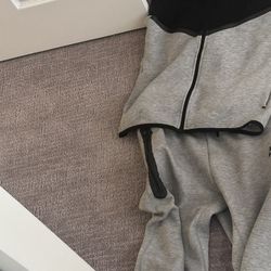 Grey And Black Nike Tech