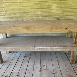 Solid Wood Workbench - I’m Open On Best Price