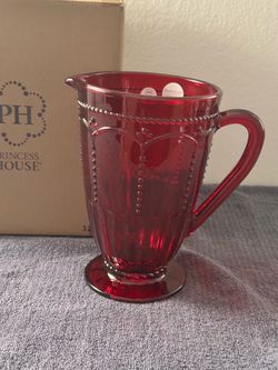 Princess House Jarra Ruby / Ruby Pitcher