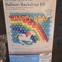 Party Baloon Backdrop Kit