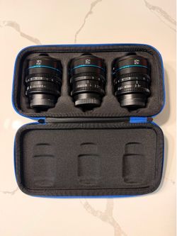 Sirui Cine Lens Kit – 24mm, 35mm & 55mm f/1.2